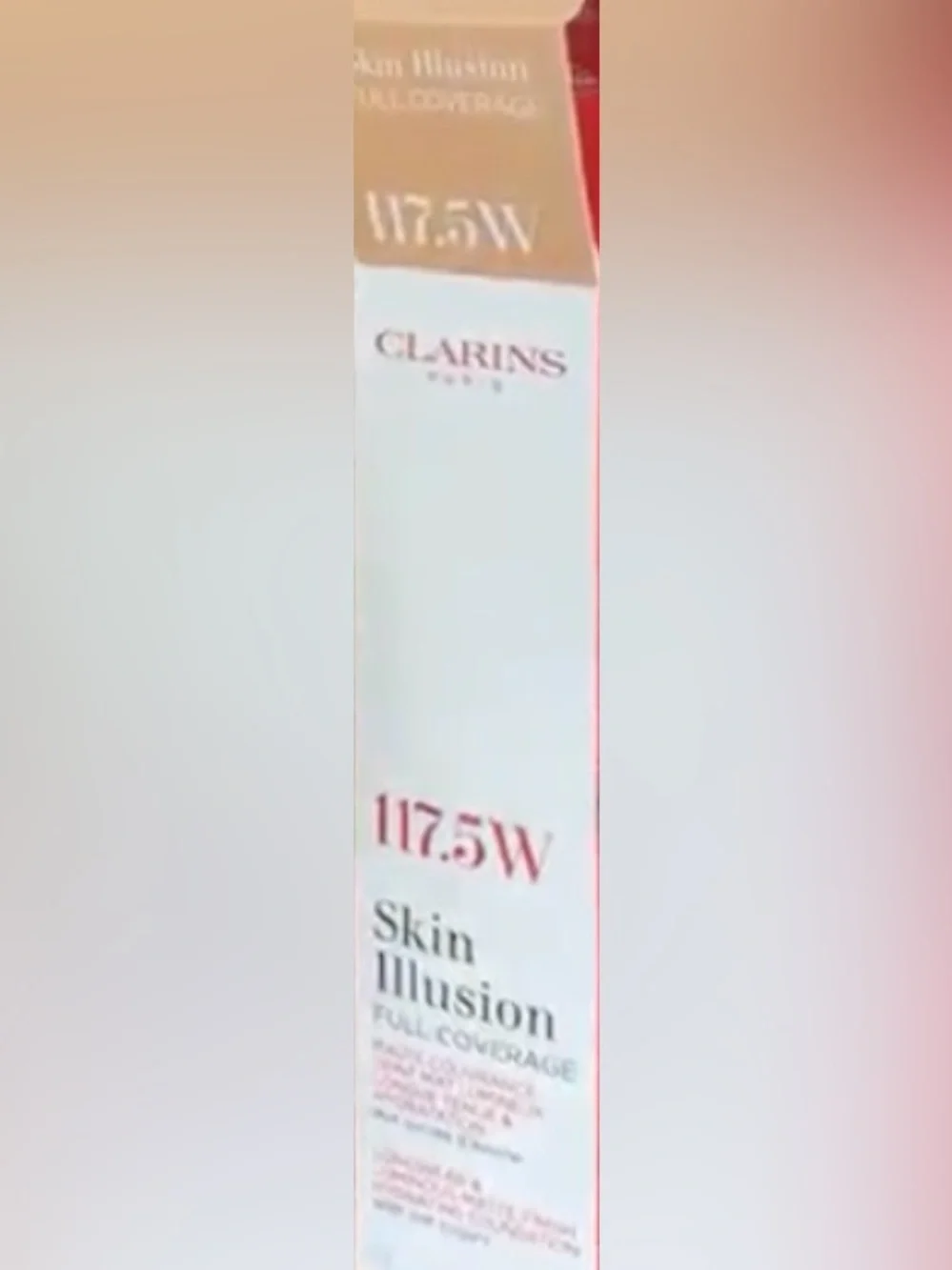 *NIB 117.5 W 1oz* CLARINS Skin Illusion Full Coverage Foundation